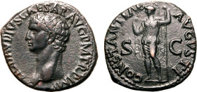 Roman Empire Claudius AD 41-50 Æ As Good Very Fine