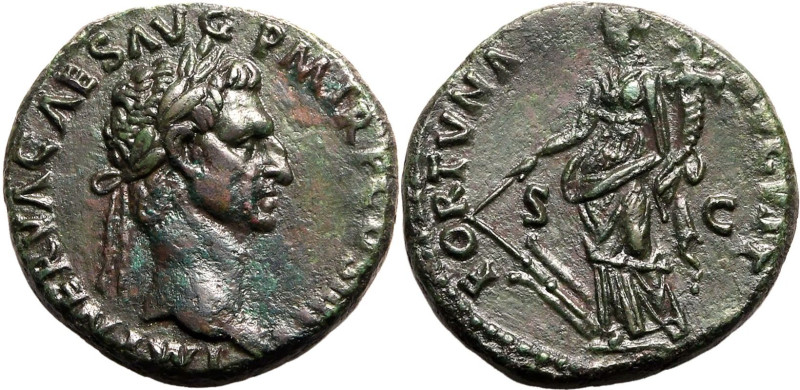 Roman Empire Nerva AD 97 Æ As Extremely Fine
Extremely Fine | ROMAN EMPIRE. Ner...