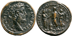 Roman Empire Commodus AD 192 Æ Sestertius Good Very Fine; highly sought-after type