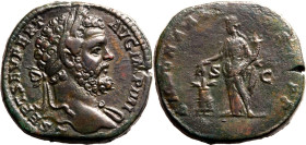 Roman Empire Septimius Severus AD 194 Æ Sestertius Good Very Fine; a highly attractive example