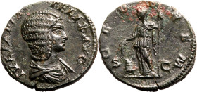 Roman Empire Julia Domna (mother of Caracalla) AD 211-217 Æ As Good Very Fine; an attractive example