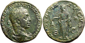Roman Empire Elagabalus AD 218-222 Æ Sestertius Very Fine; lightly smoothed
