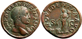 Roman Empire Severus Alexander AD 231-235 Æ Sestertius Good Very Fine; fantastic in hand