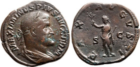 Roman Empire Maximinus I AD 236-238 Æ Sestertius Very Fine