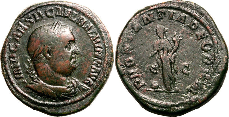 Roman Empire Balbinus AD 238 Æ Sestertius Very Fine; struck on a broad flan, ple...