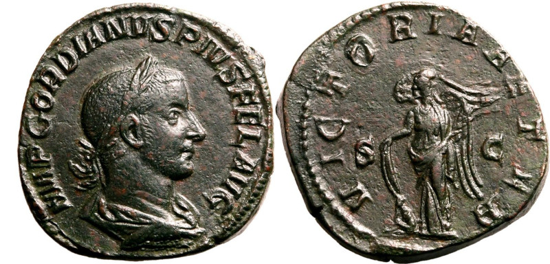 Roman Empire Gordian III AD 241-244 Æ Sestertius Good Very Fine
Good Very Fine ...