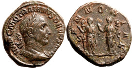 Roman Empire Trajan Decius AD 249-251 Æ Sestertius About Good Very Fine
