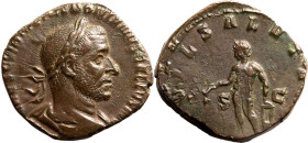 Roman Empire Trebonianus Gallus AD 251-253 Æ Sestertius About Good Very Fine; areas of weakness