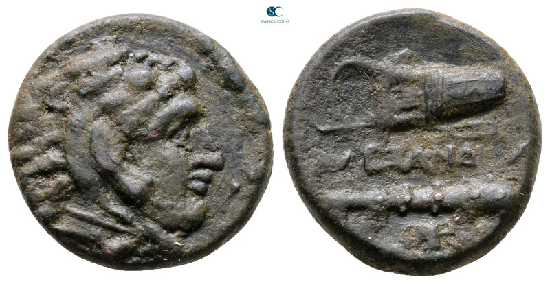 Kings of Macedon. Uncertain mint. Alexander III "the Great" 336-323 BC. 
Bronze...