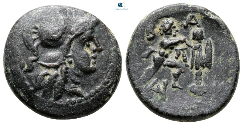 Kings of Macedon. Uncertain mint. Antigonos II Gonatas 277-239 BC. 
Bronze Æ
...