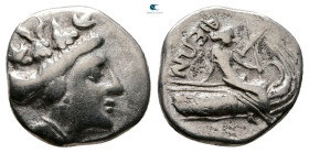 Euboea. Histiaia circa 300-100 BC. Tetrobol AR