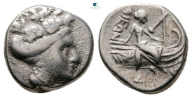 Euboea. Histiaia circa 300-100 BC. Tetrobol AR