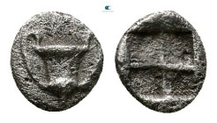 Cyclades. Naxos circa 520-490 BC. Tetartemorion AR