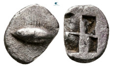 Mysia. Kyzikos circa 500 BC. Obol AR