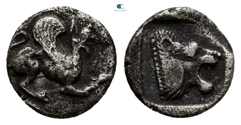 Troas. Assos circa 450-400 BC. 
Obol AR

9 mm, 0,57 g



Very Fine