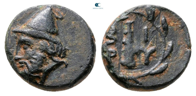 Troas. Birytis circa 400-200 BC. 
Bronze Æ

11 mm, 1,13 g



Very Fine