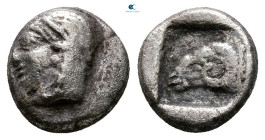 Troas. Kebren circa 450 BC. Diobol AR
