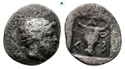 Troas. Lamponeia circa 525-475 BC. Hemiobol AR
