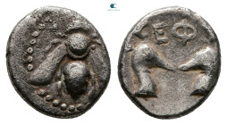 Ionia. Ephesos circa 390-325 BC. Diobol AR