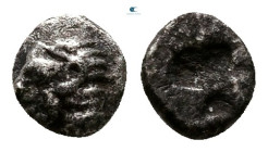 Ionia. Kolophon circa 530-500 BC. Tetartemorion AR