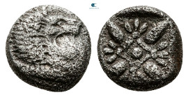 Ionia. Miletos circa 525-475 BC. Diobol AR