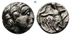 Phoenicia. Sidon. Time of Baalshallim I-Ba’ana 425-402 BC. 1/16 Shekel AR
