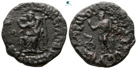Indo-Skythians. Azes  58-12 BC. Unit Æ