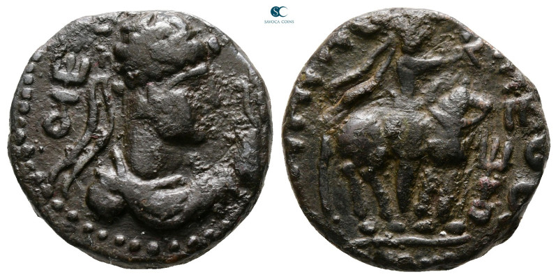 Kushan Empire. Vima Takto (Soter Megas) AD 80-100. 
Tetradrachm Æ

20 mm, 7,8...