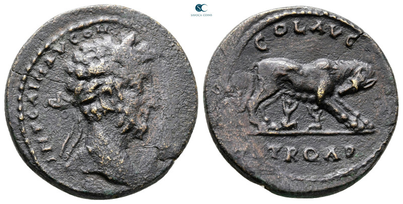 Troas. Alexandreia. Commodus AD 180-192. 
Bronze Æ

24 mm, 6,90 g



Very...