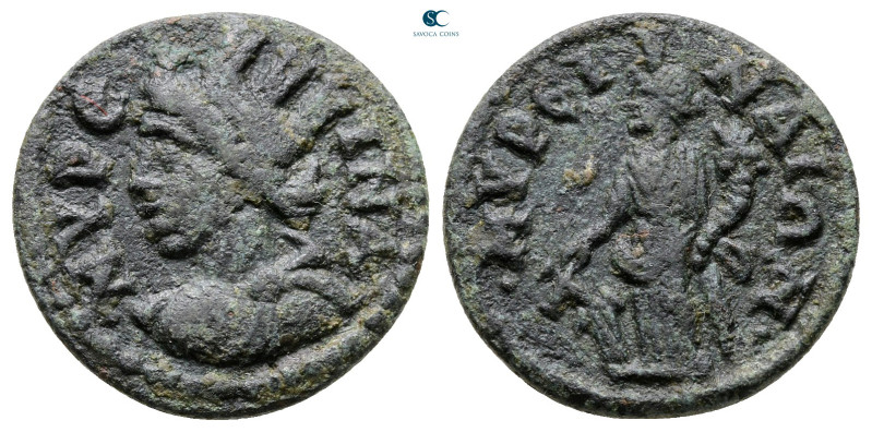 Aiolis. Myrina. Pseudo-autonomous issue AD 253-268. 
Bronze Æ

18 mm, 2,89 g...