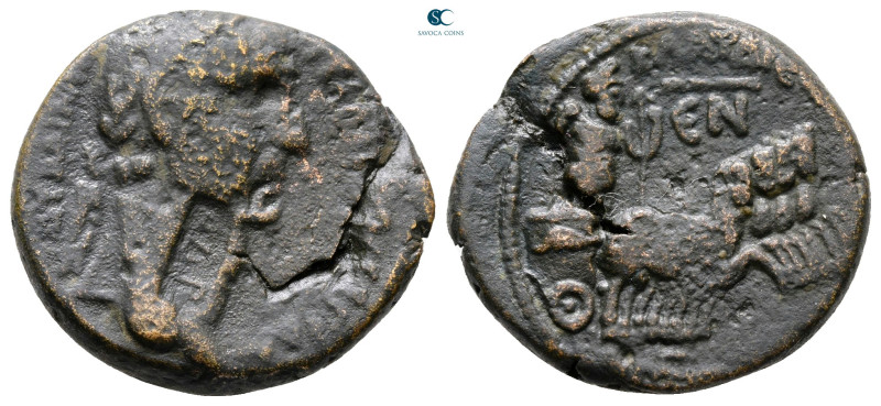 Seleucis and Pieria. Balanea (as Leucas - Claudia). Trajan AD 98-117. 
Bronze Æ...