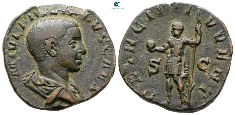 Philip II, as Caesar AD 244-246. Rome
Sestertius Æ

28 mm, 15,81 g



Ver...