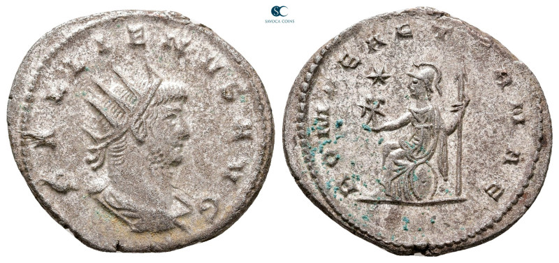 Gallienus AD 253-268. Antioch
Billon Antoninianus

22 mm, 3,38 g



Good ...