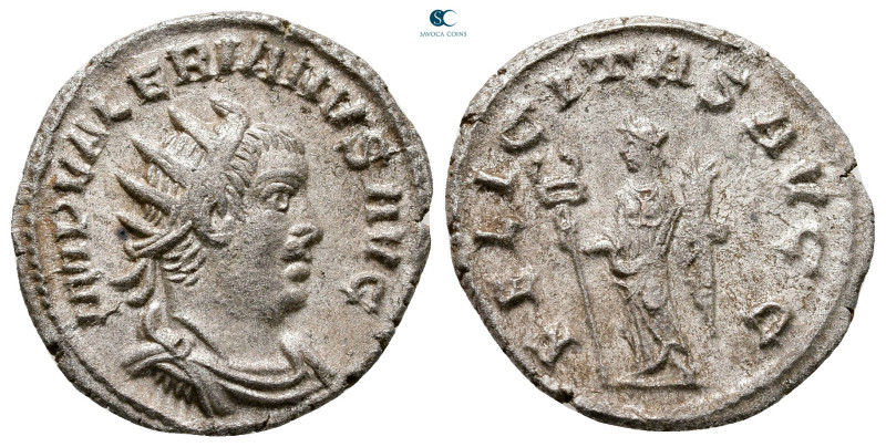 Valerian I AD 253-260. Antioch
Billon Antoninianus

21 mm, 3,09 g



Very...