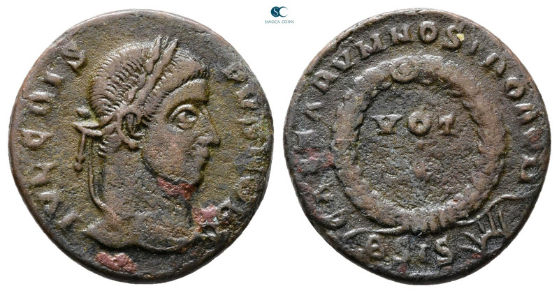 Crispus, as Caesar AD 316-326. Siscia
Follis Æ

18 mm, 2,85 g



Very Fin...