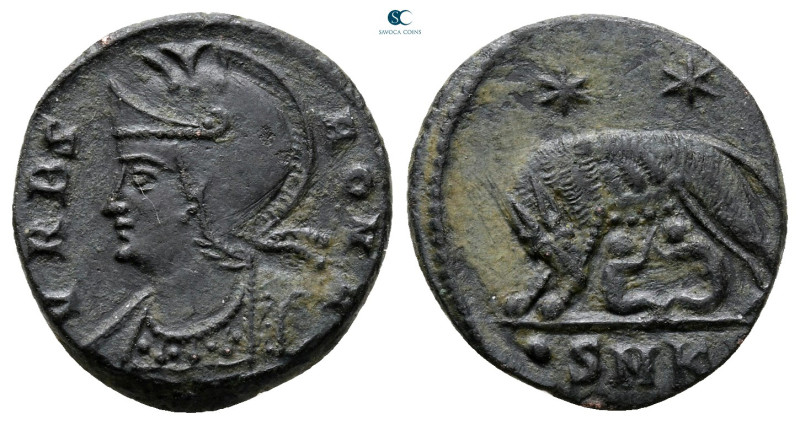 City Commemoratives AD 330-354. Cyzicus
Follis Æ

17 mm, 2,47 g



Very F...