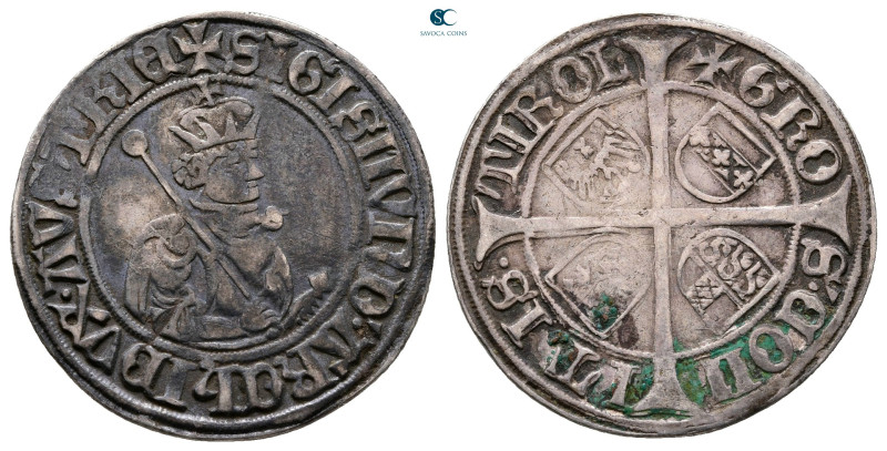 Austria. Hall (Tirol). Sigismund AD 1439-1490. 
6 Kreuzer AR

24 mm, 3,07 g
...