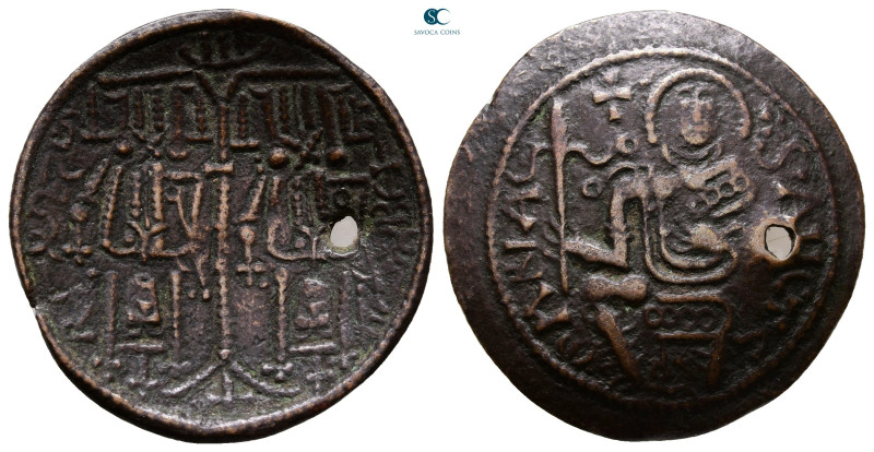 Hungary. Bela III AD 1172-1196. Hole
Rézpénz AE

27 mm, 3,94 g



Very Fi...