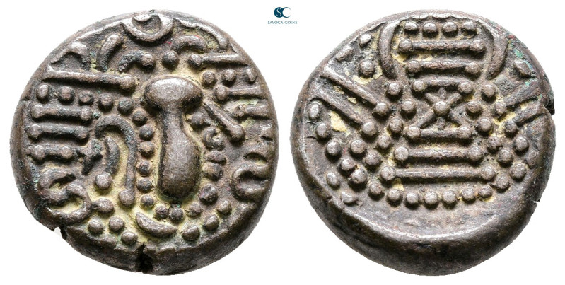 India. Gadhaiya. Indian Northern Dynasties AD 1000-1200. 
Drachm AR

16 mm, 4...