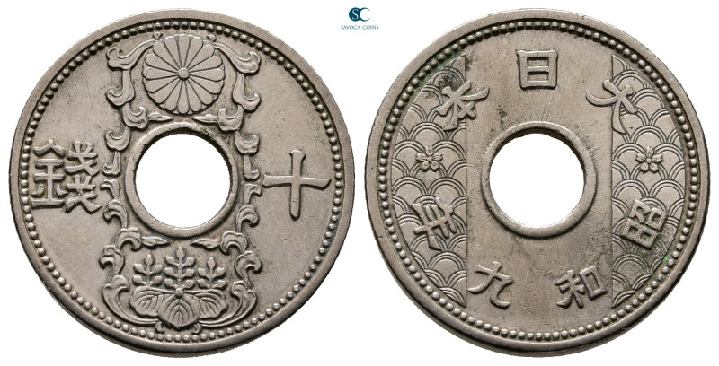 Japan. Hirohito (Shōwa) AD 1926-1989.
10 Sen Ni 1934

22 mm, 4,00 g



Ex...