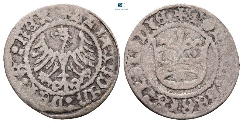 Poland. Krakow. Alexander I 495-450 BC.
1/2 Groschen AR

18 mm, 0,78 g


...