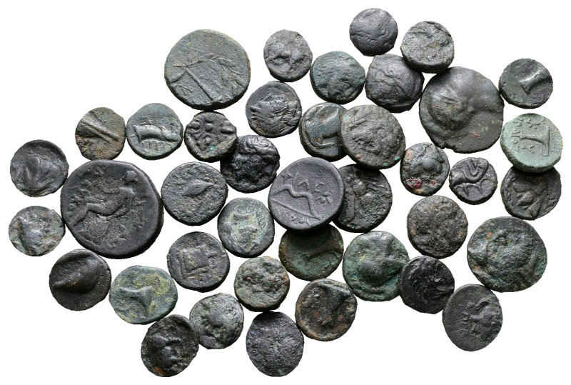 Lot of ca. 40 greek bronze coins / SOLD AS SEEN, NO RETURN!

Very Fine