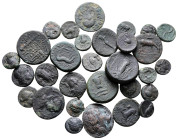 Lot of ca. 30 greek bronze coins / SOLD AS SEEN, NO RETURN!Very Fine