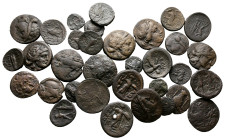 Lot of ca. 34 greek bronze coins / SOLD AS SEEN, NO RETURN!Very Fine