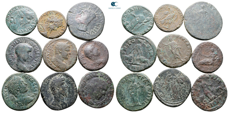 Lot of ca. 9 roman provincial bronze coins / SOLD AS SEEN, NO RETURN!

Good Fi...