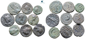 Lot of ca. 9 roman provincial bronze coins / SOLD AS SEEN, NO RETURN!Very Fine