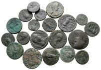 Lot of ca. 21 roman provincial bronze coins / SOLD AS SEEN, NO RETURN!Very Fine