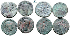 Lot of ca. 4 roman bronze coins / SOLD AS SEEN, NO RETURN!Fine