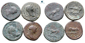 Lot of ca. 4 roman bronze coins / SOLD AS SEEN, NO RETURN!Fine