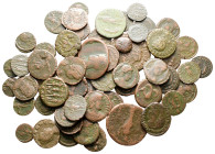 Lot of ca. 60 ancient bronze coins / SOLD AS SEEN, NO RETURN!Fine